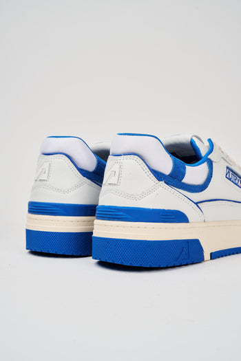 CLC Sneakers in pelle bianca e blu - 7