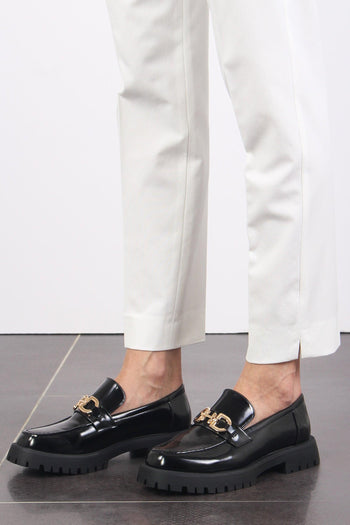 Pantalone Chino Tela Bianco Ottico - 8