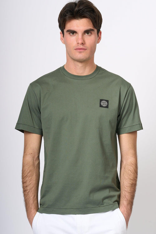 T-shirt Verde Muschio Uomo - 1