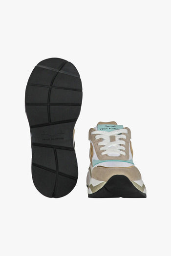 - Sneakers - 430013 - Bianco/Verde acqua - 5
