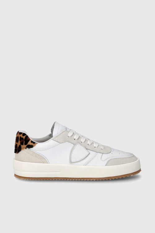 Sneaker Nice Veau Pelle Leopardato