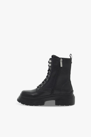 Polacco HANGOUT BLK ACTION LEATHER in pelle nero - 3