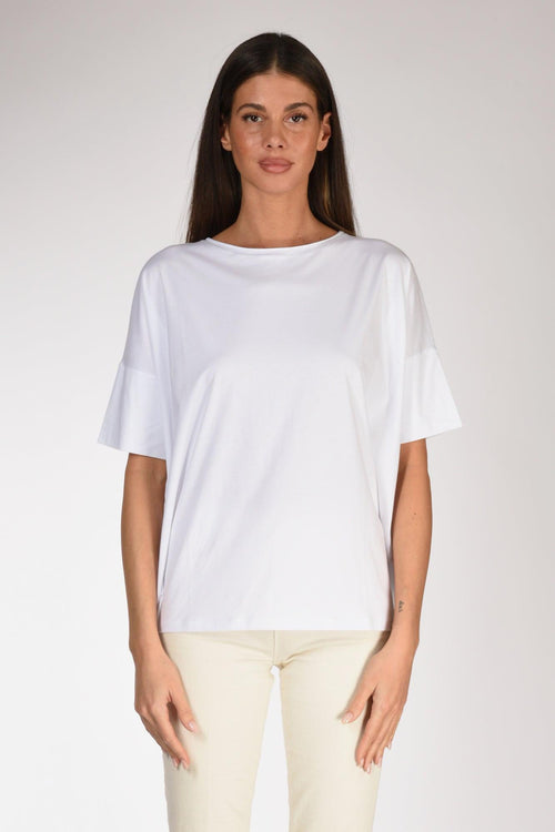 Tshirt Girocollo Bianco Donna - 2