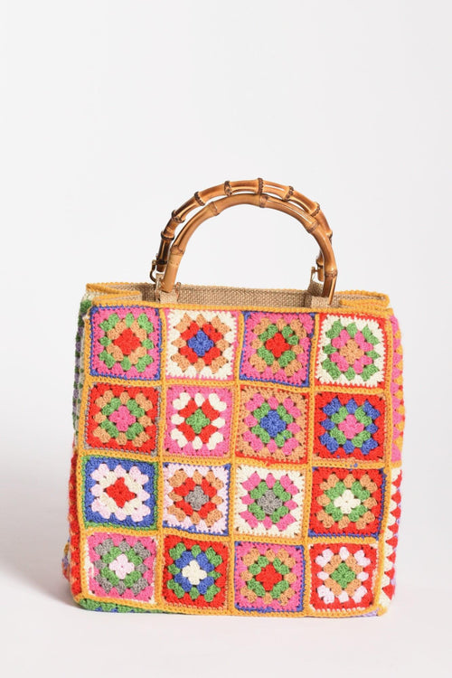 Borsa Crochet Multicolor Donna - 1