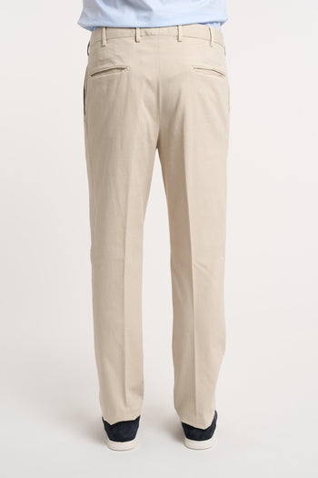 Pantalone Pence in Cotone/Seta/Elastan Grigio - 4