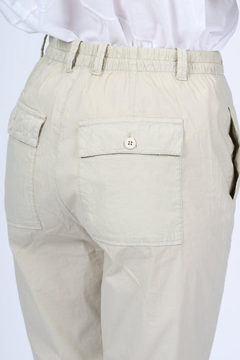 Pantalone Cotone Beige Donna - 6