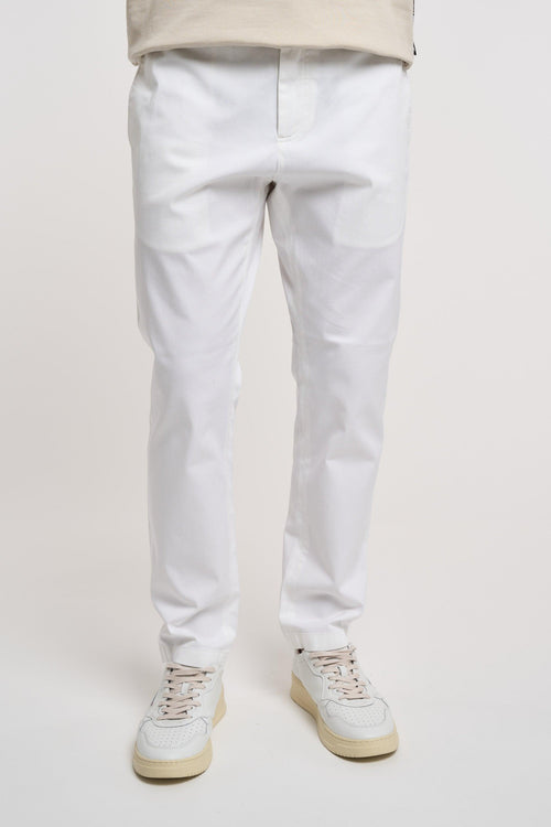 Pantalone Chinos Classic Cotone/Elastano Bianco