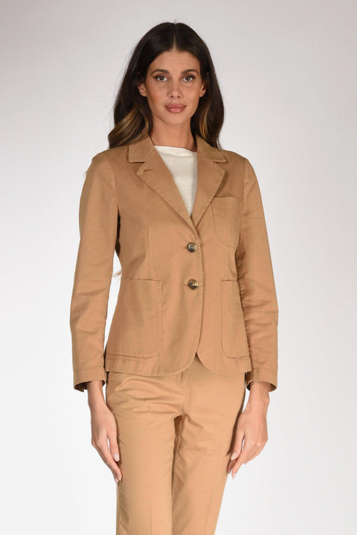 Giacca Lin Beige Scuro Donna