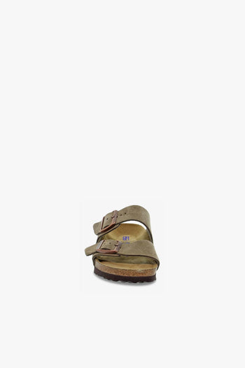 Sandalo ARIZONA SOFT FOOTBED in camoscio taupe - 4