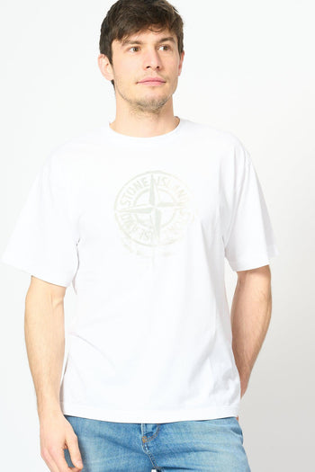 T-shirt Stampa Reflective One Bianco Uomo - 3