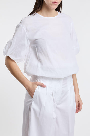 Camicia Garza di Cotone Bianco - 3