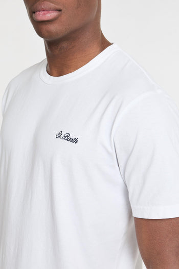 T-Shirt Dover Girocollo Cotone Bianco - 6