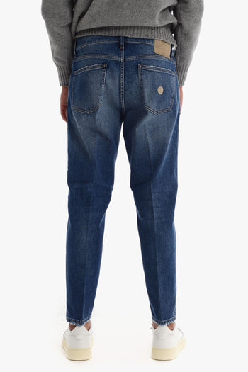 Jeans Blu Uomo Stonewashed - 4
