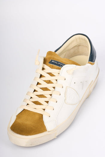 Sneaker Paris Bianco/Mustard Uomo - 5