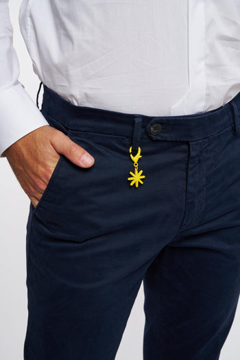 Pantalone slim in cotone stretch - 4