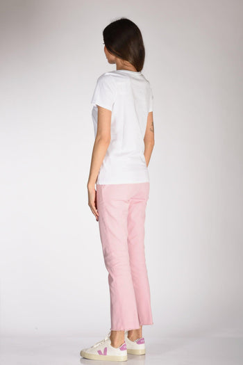 Paris Tshirt M. Corta Bianco/rosa Donna - 5