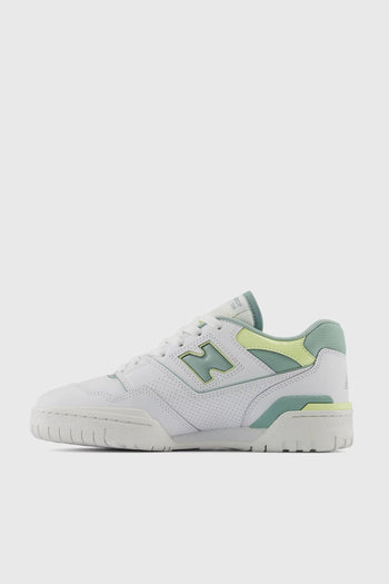 Sneakers 550 Pelle Bianco/Verde - 5