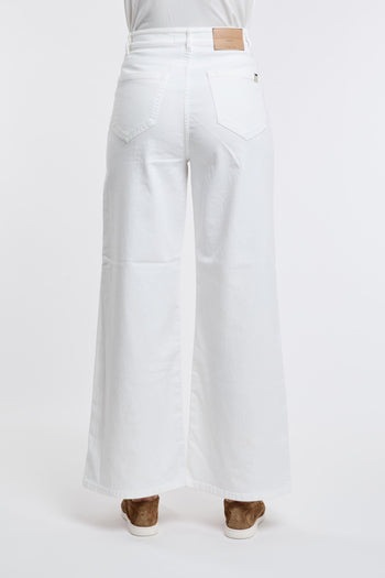 Max Mara Jeans 98% CO 2% EA Bianco - 4