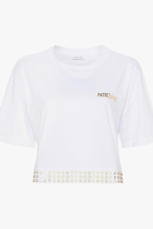T-Shirt Cotone Nero/Oro