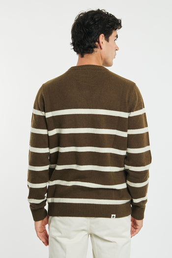 Maglia a righe in lambswool 900927 - 6
