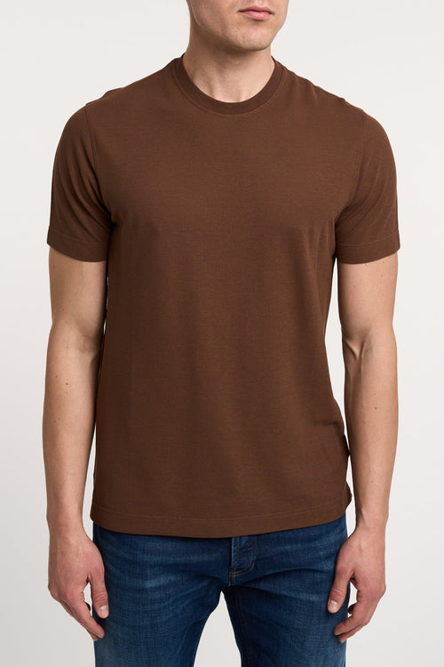 T-Shirt 100% CO Marrone - 1