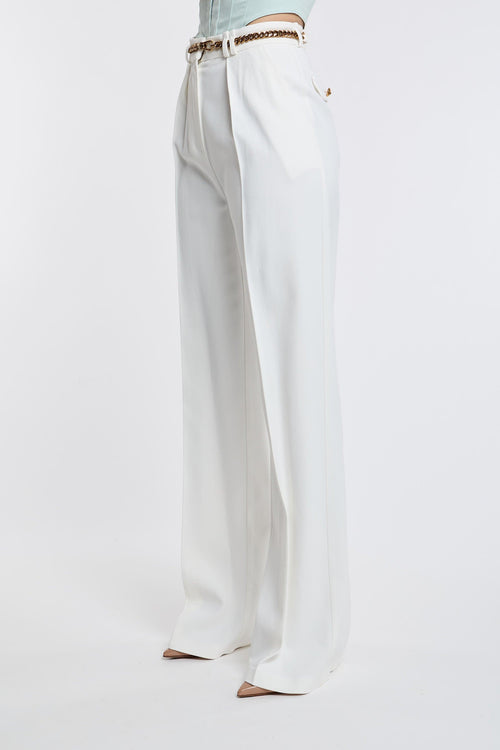 Pantalone 97% VI 3% EA Bianco - 2