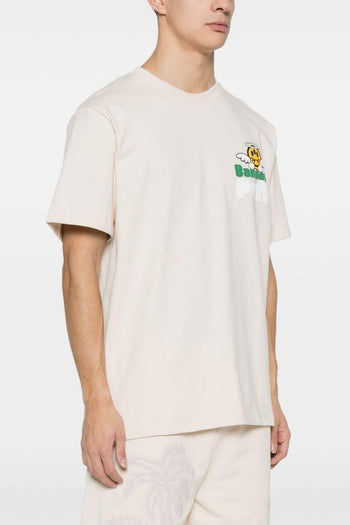 T-Shirt Jersey Cotone Nero con grafica ed ali - 3