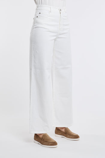 Max Mara Jeans 98% CO 2% EA Bianco - 3