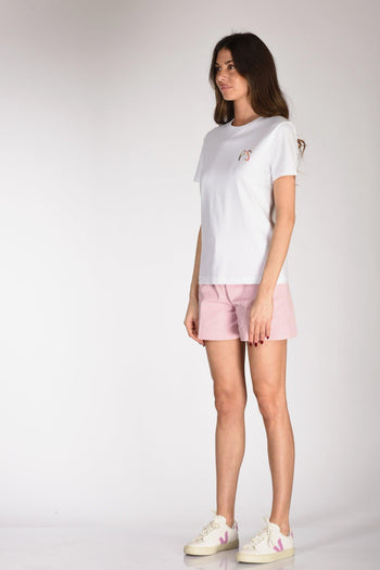 Tshirt Stampa Bianco/multicolor Donna - 4