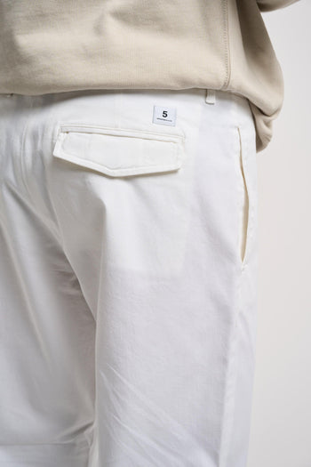 Pantalone Chinos Classic Cotone/Elastano Bianco - 5